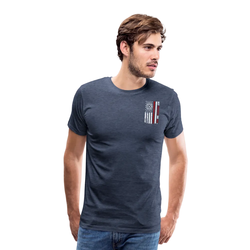 Best Firefighter Dad Ever Men's Premium T-Shirt (CK1848)
