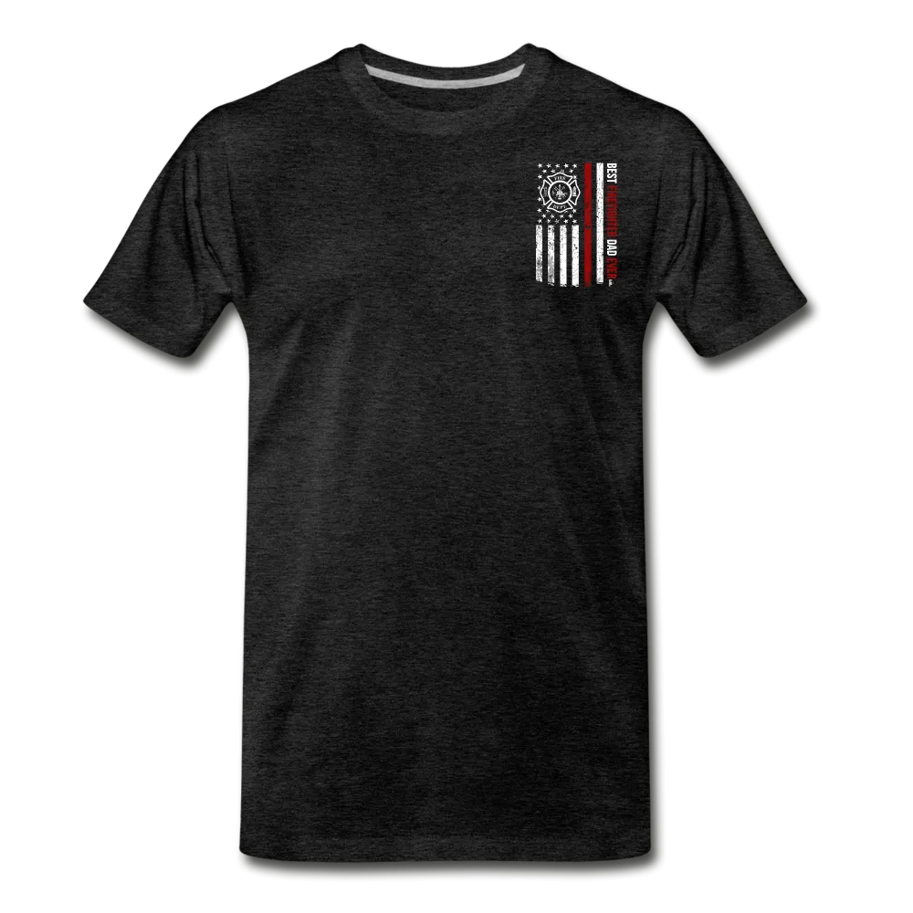 Best Firefighter Dad Ever Men's Premium T-Shirt (CK1848)