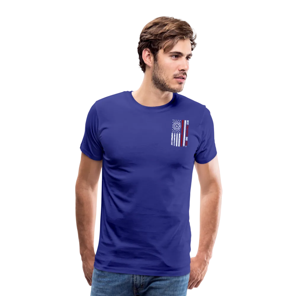 Best Firefighter Dad Ever Men's Premium T-Shirt (CK1848)