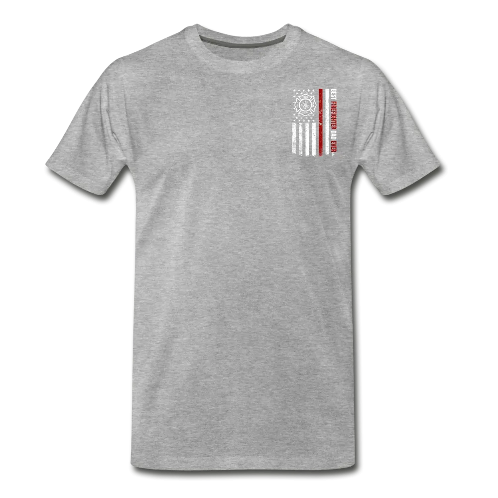 Best Firefighter Dad Ever Men's Premium T-Shirt (CK1848)