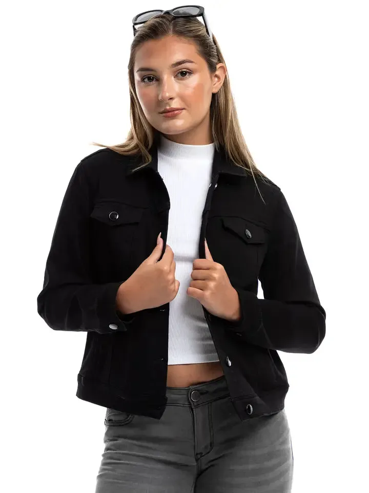 Better Butter Jean Jacket in Black