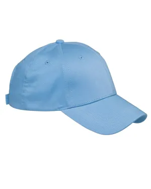 Big Accessories 6-Panel Structured Twill Cap | Carolina Blue