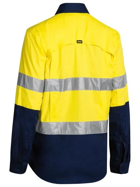 Bisley BL6415T Womens Taped Hi Vis X Airflow™ Ripstop Shirt