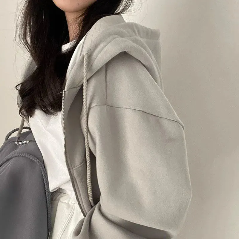 Blair - Fashion Zipper Hooded Sweatshirt