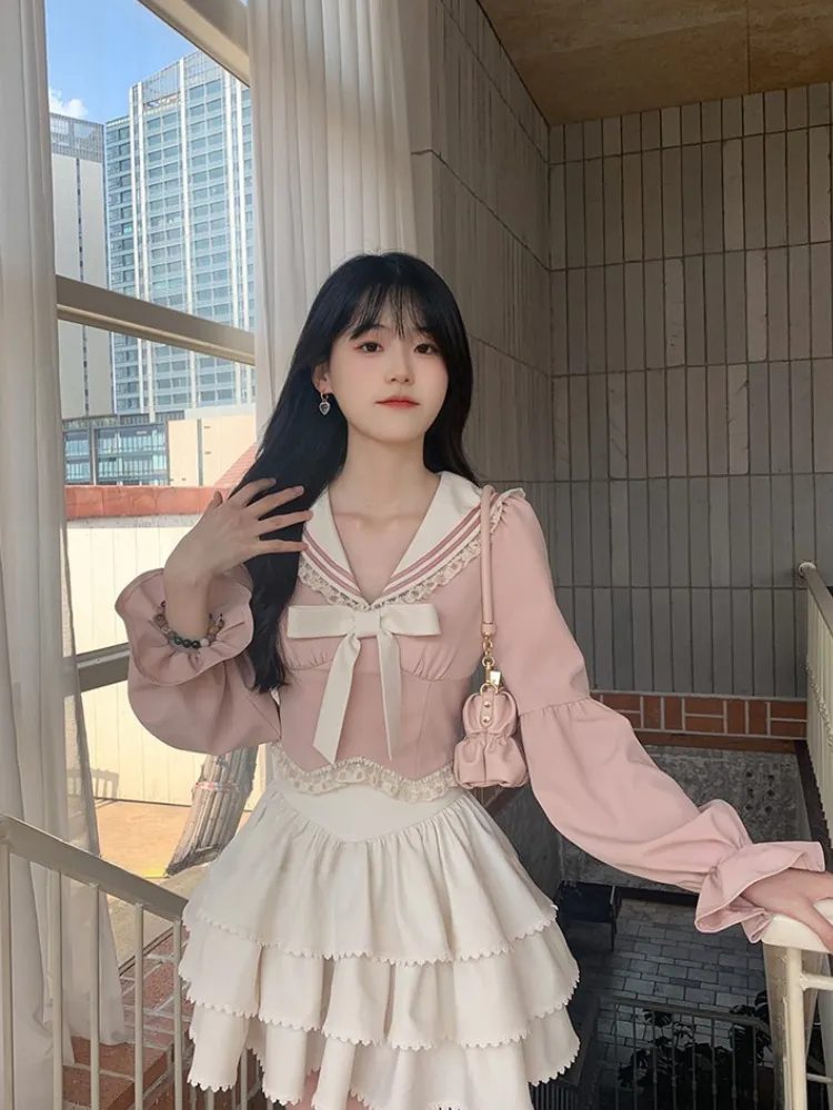 Blush Belle Sailor Blouse
