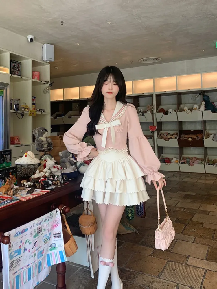 Blush Belle Sailor Blouse