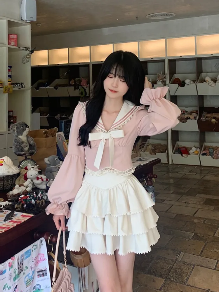 Blush Belle Sailor Blouse
