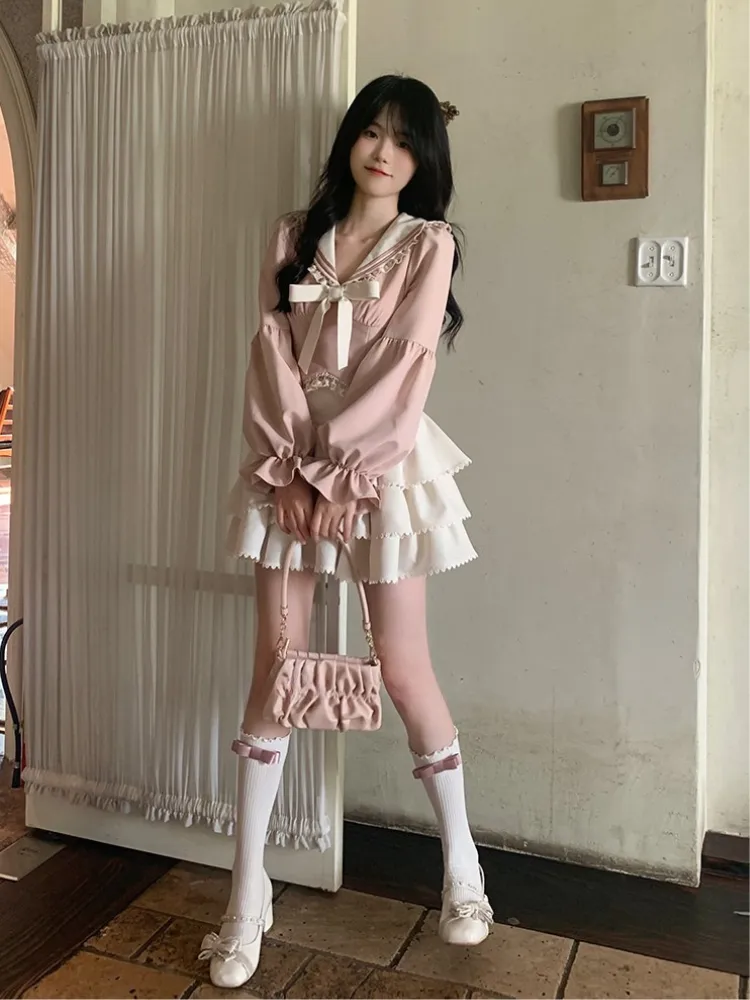 Blush Belle Sailor Blouse