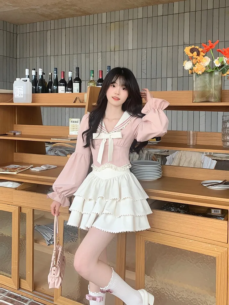 Blush Belle Sailor Blouse