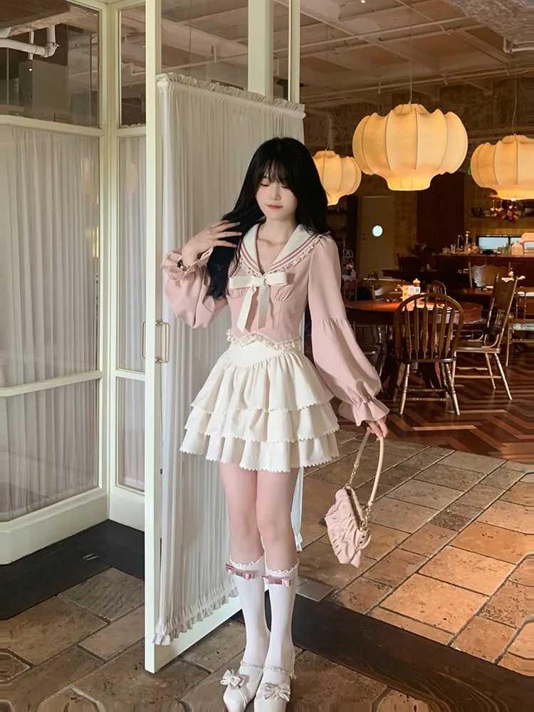Blush Belle Sailor Blouse