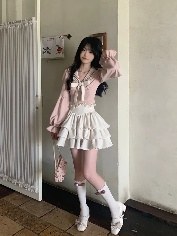 Blush Belle Sailor Blouse