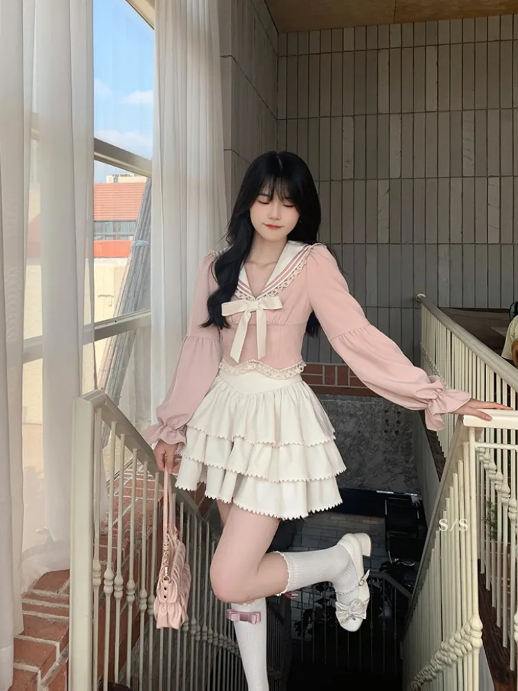 Blush Belle Sailor Blouse