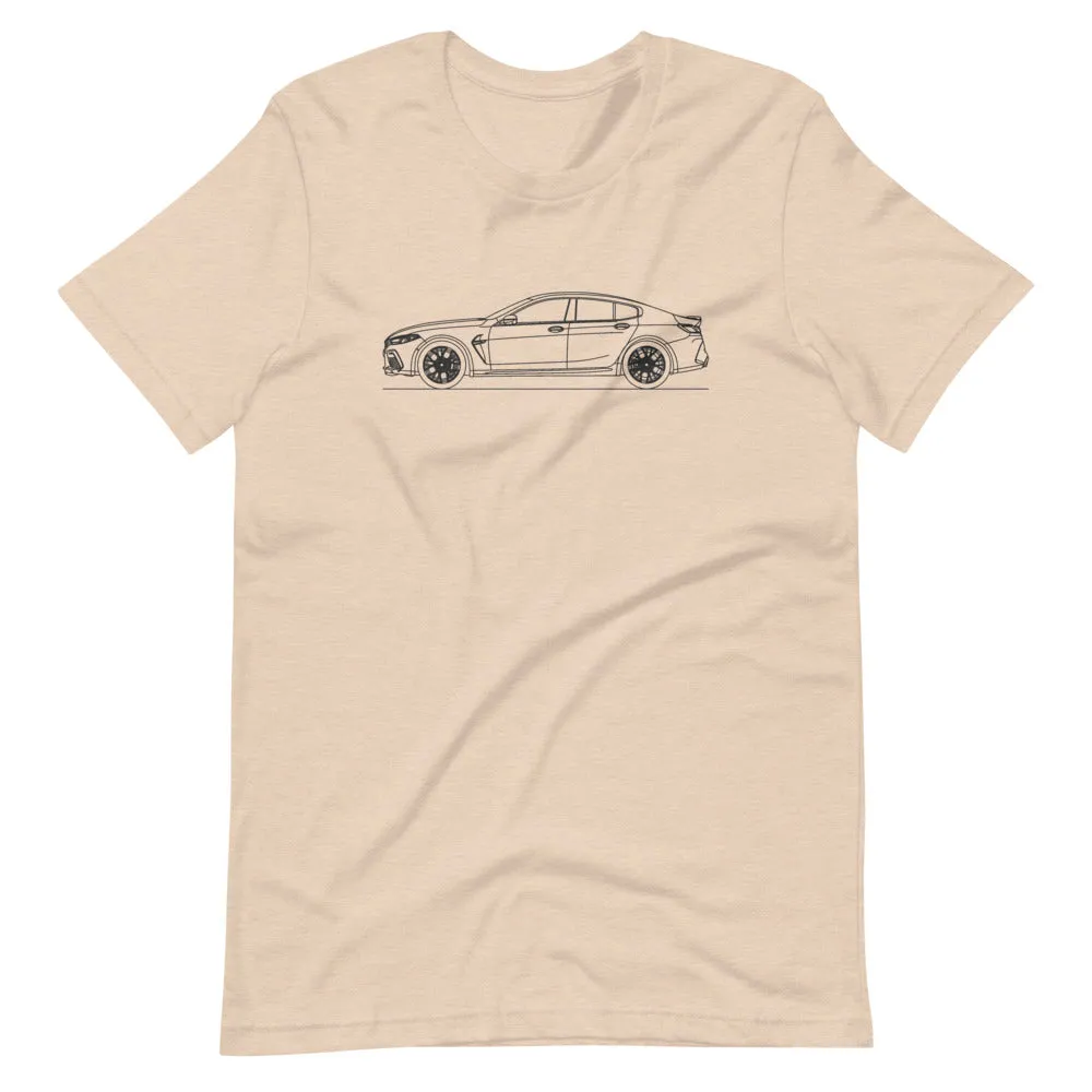 BMW F93 M8 Gran Coupé silhouette T-shirt