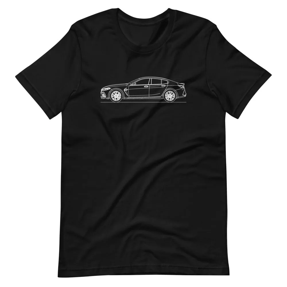 BMW F93 M8 Gran Coupé silhouette T-shirt