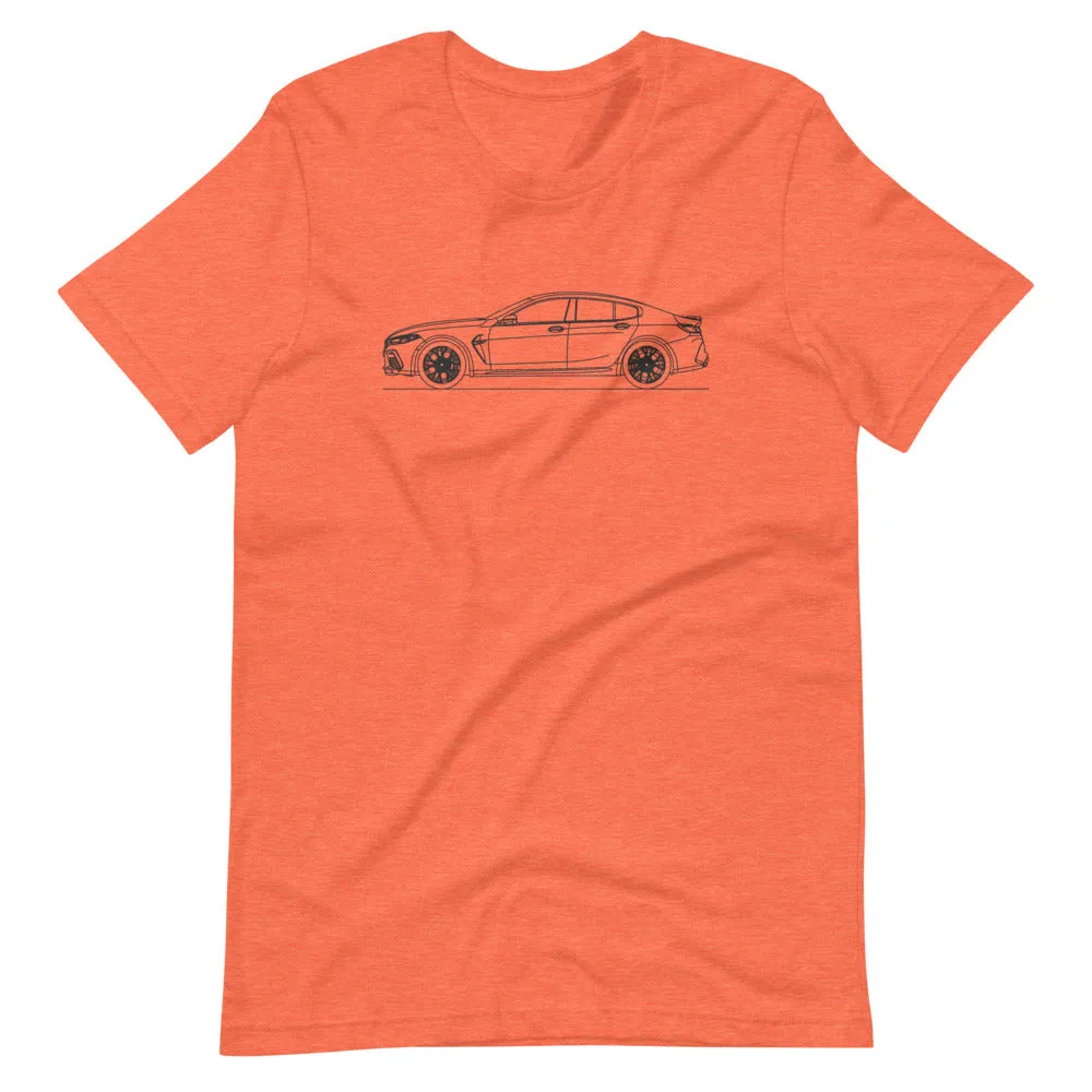 BMW F93 M8 Gran Coupé silhouette T-shirt