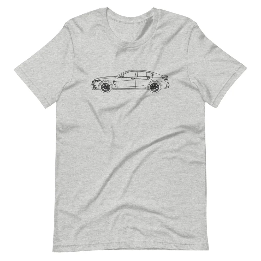BMW F93 M8 Gran Coupé silhouette T-shirt