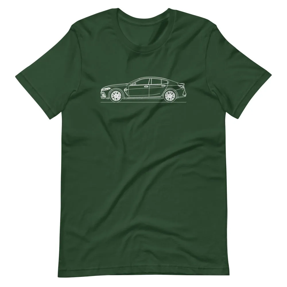 BMW F93 M8 Gran Coupé silhouette T-shirt
