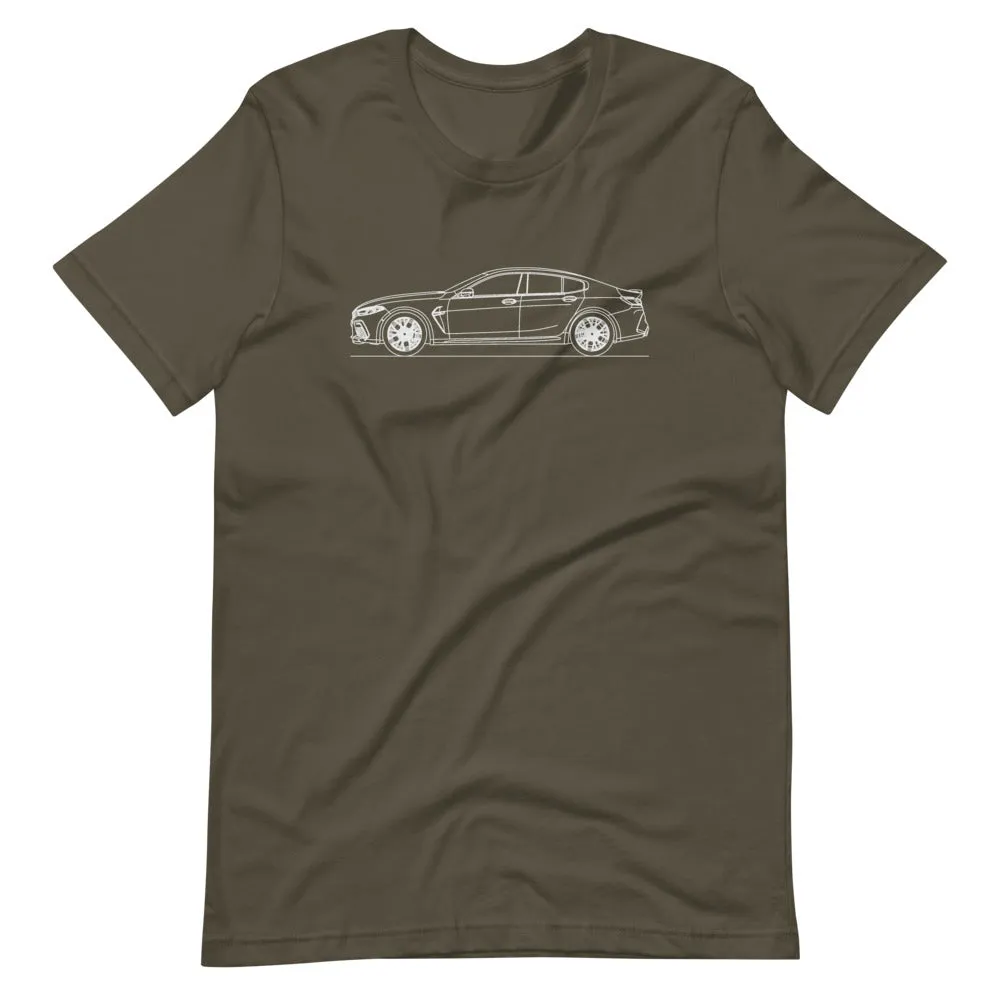 BMW F93 M8 Gran Coupé silhouette T-shirt