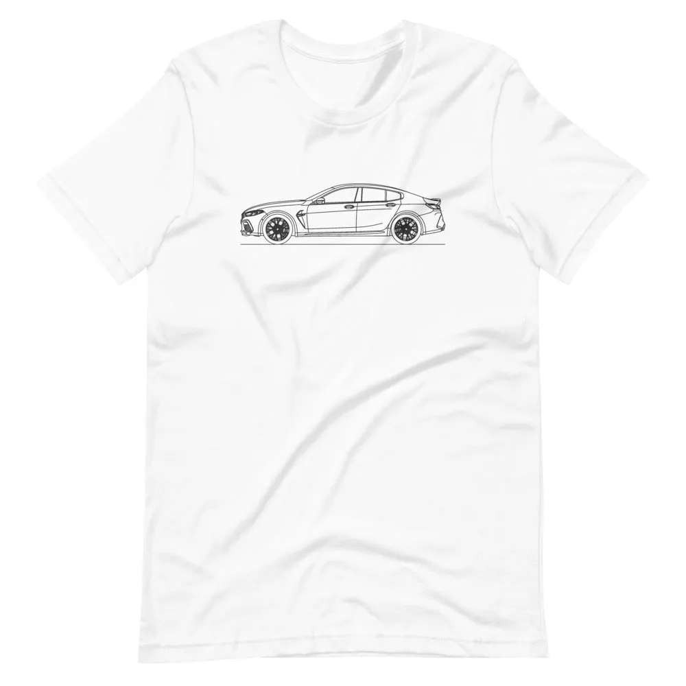 BMW F93 M8 Gran Coupé silhouette T-shirt