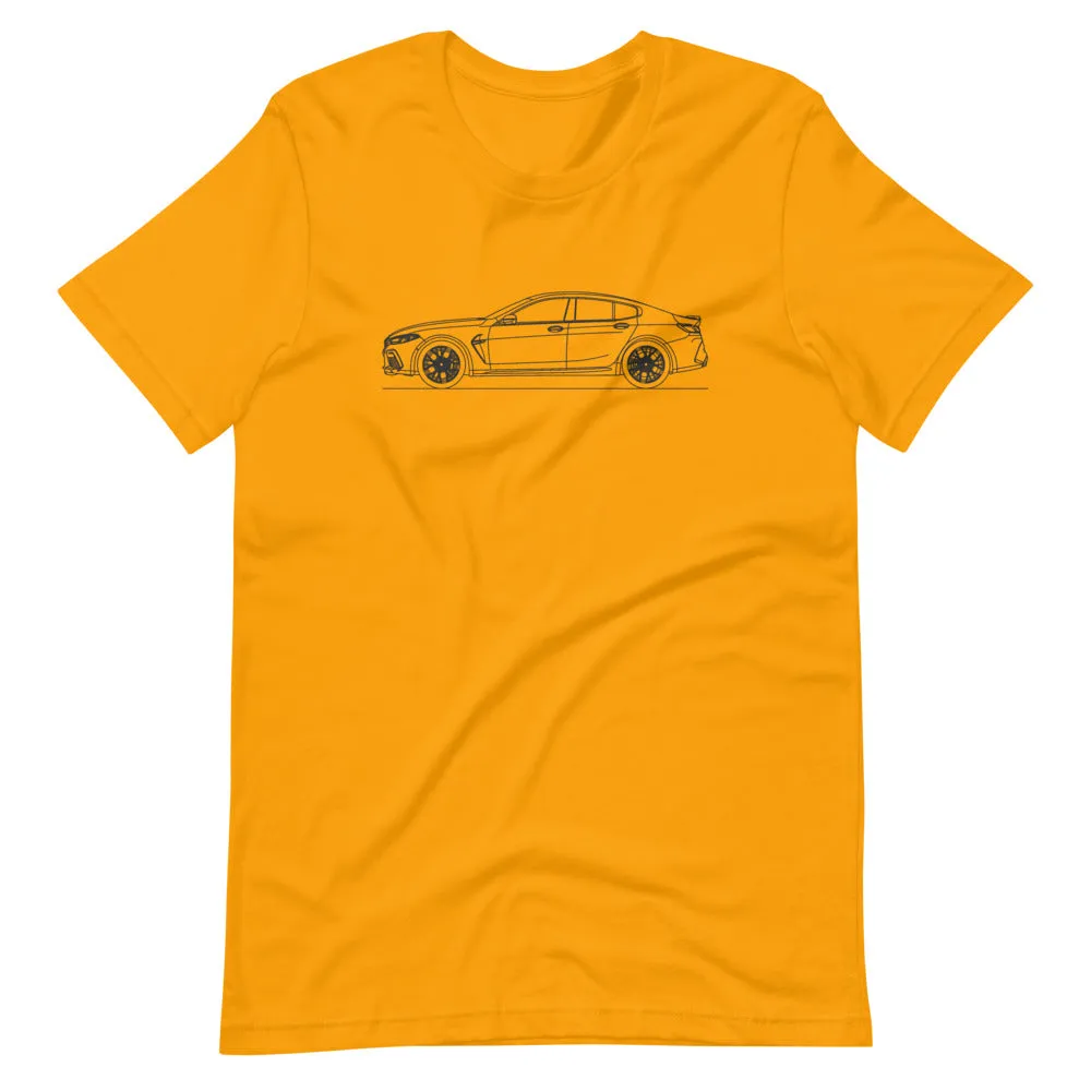 BMW F93 M8 Gran Coupé silhouette T-shirt