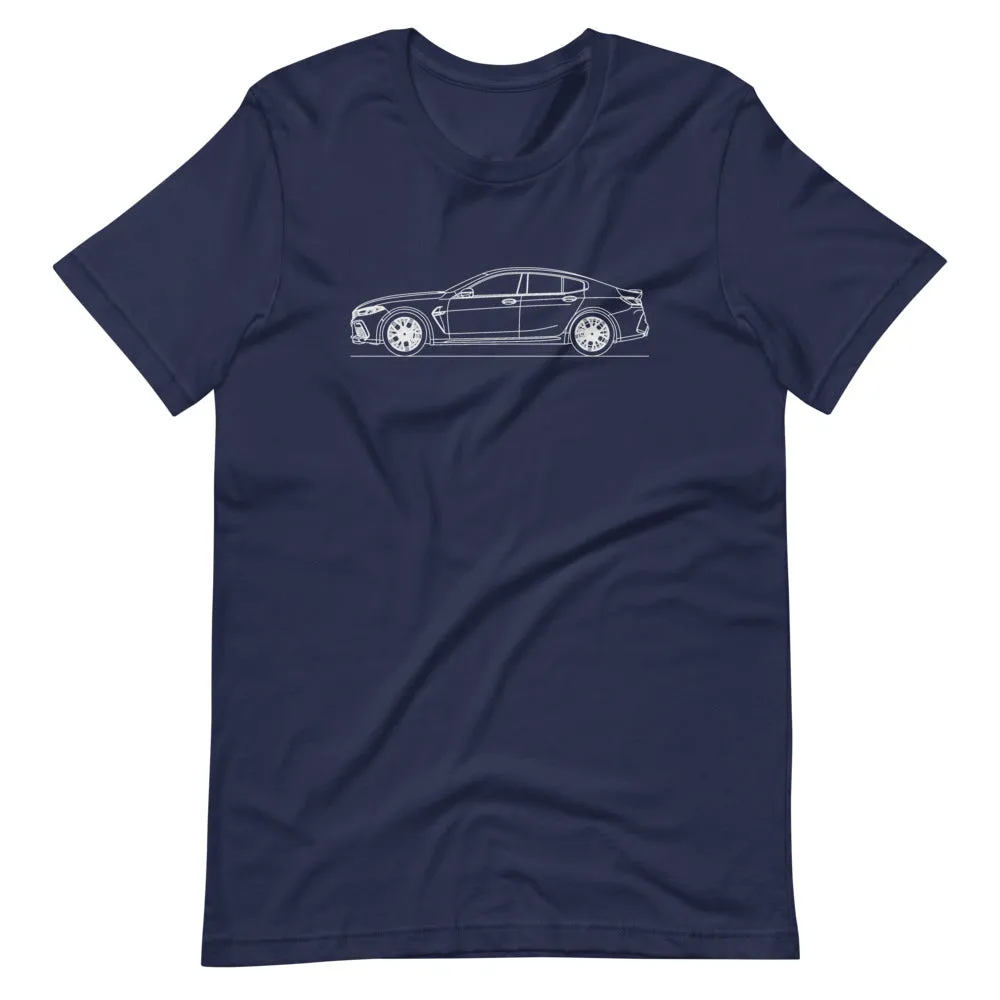 BMW F93 M8 Gran Coupé silhouette T-shirt