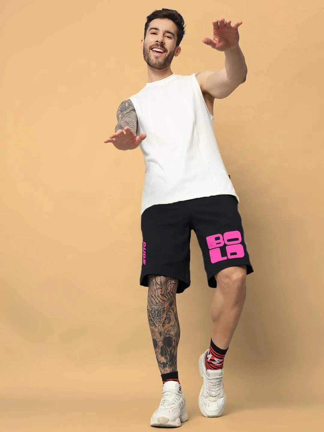 Bold Regular Fit Shorts (Black)