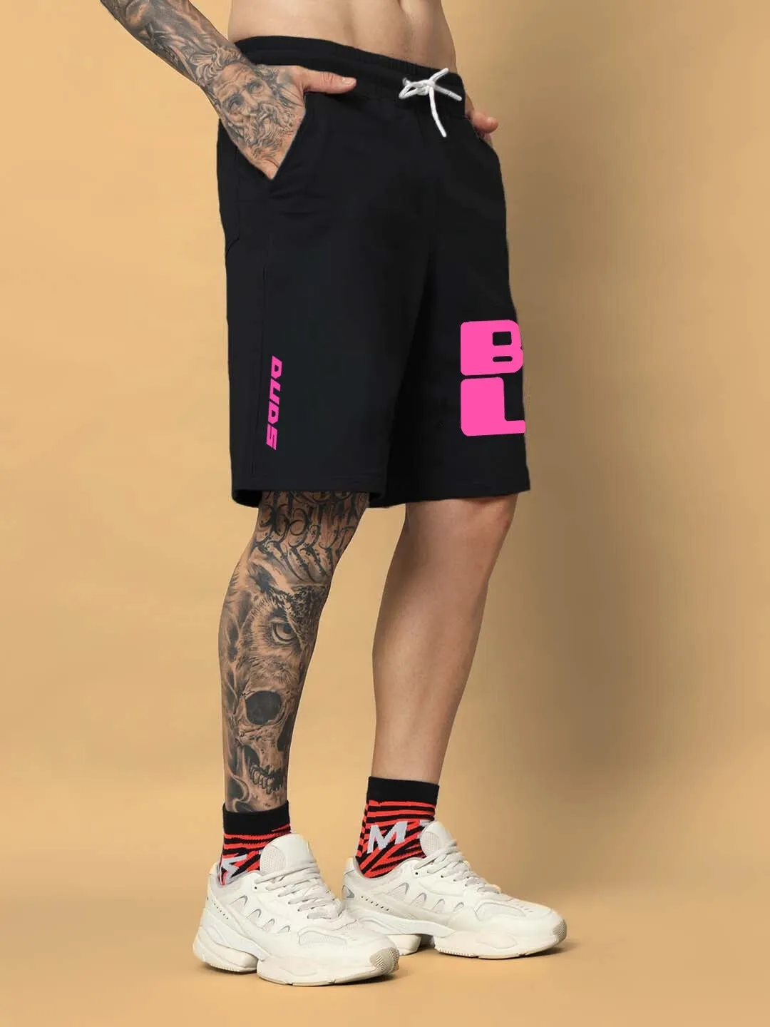 Bold Regular Fit Shorts (Black)