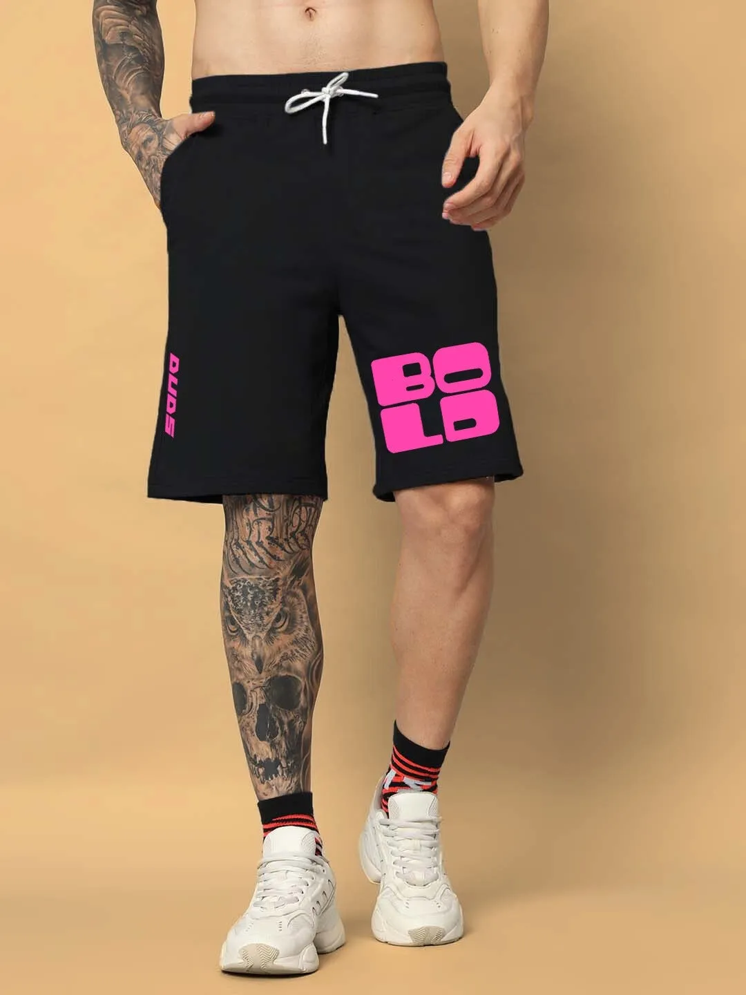 Bold Regular Fit Shorts (Black)