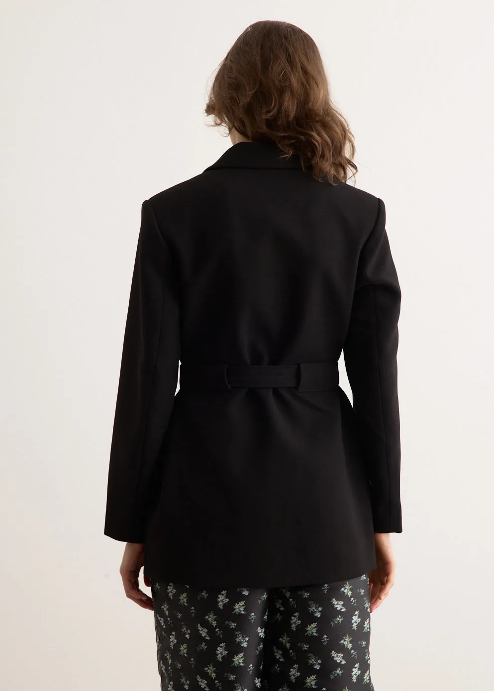 Bonded Crepe Blazer