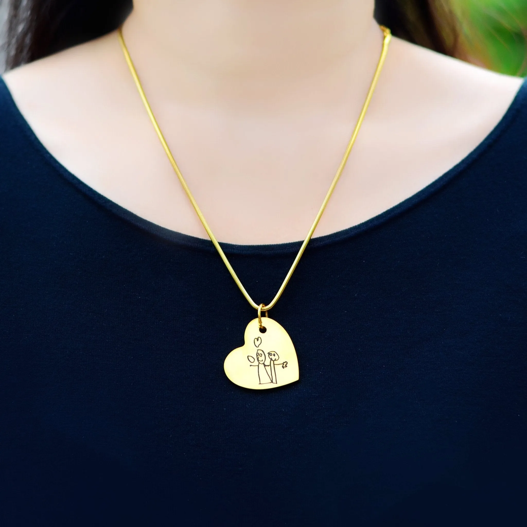 Bottom of My Heart Necklace