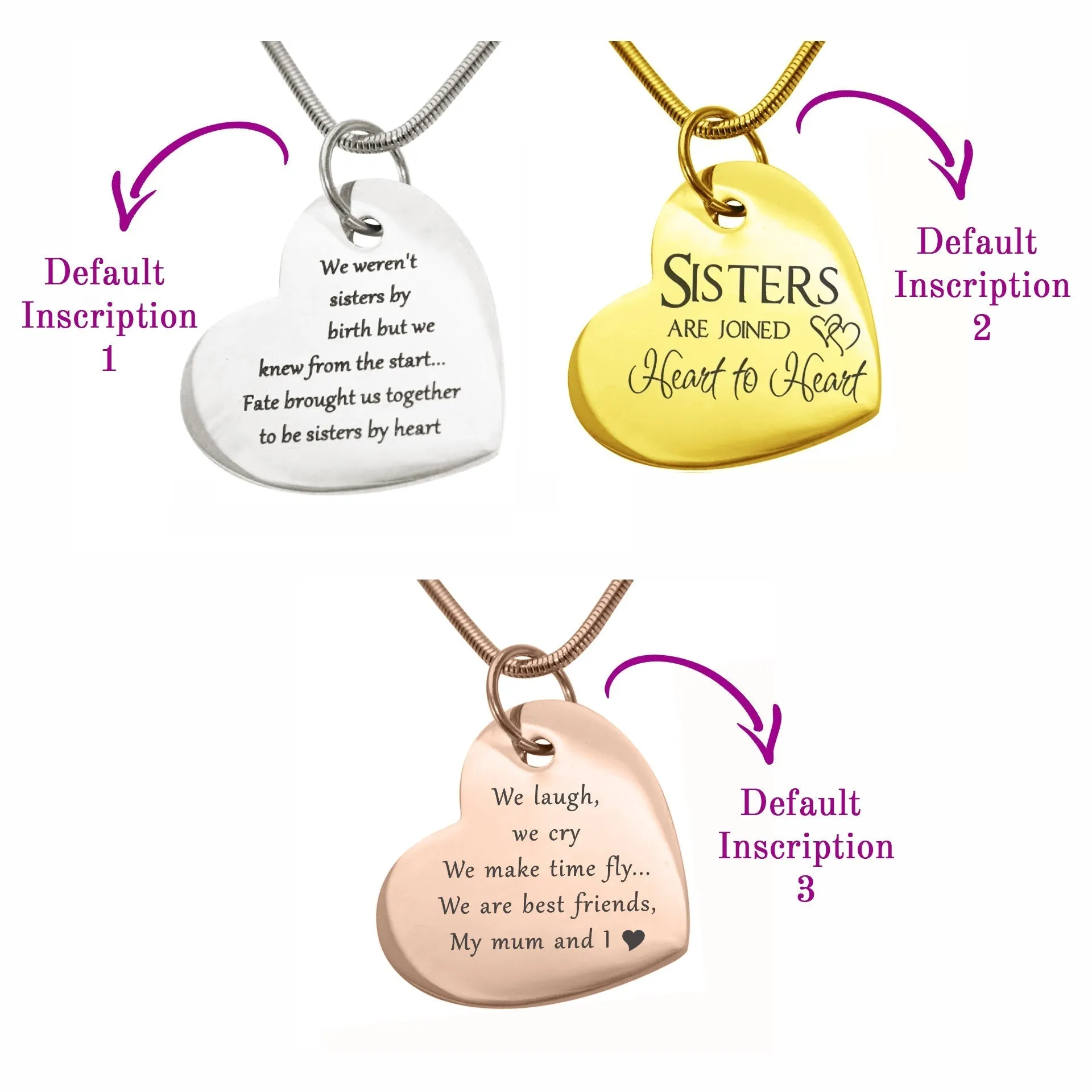 Bottom of My Heart Necklace