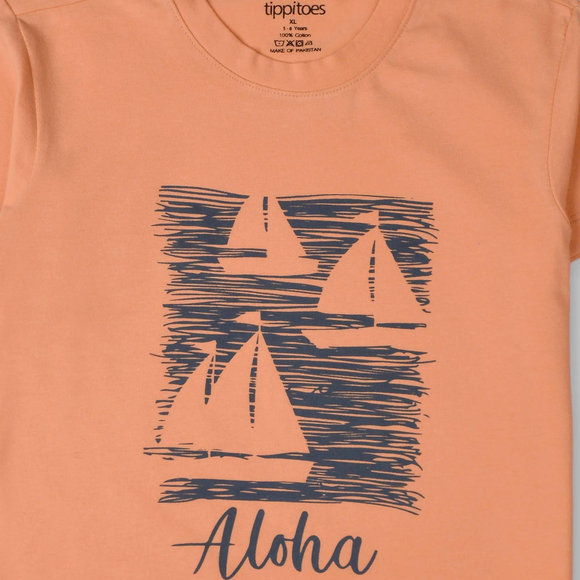 Boys Aloha Printed Tee