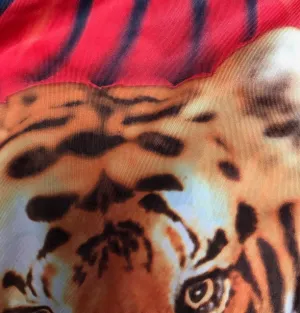 BOYS SHORTS RED TIGER/HAWAIIAN FLORAL