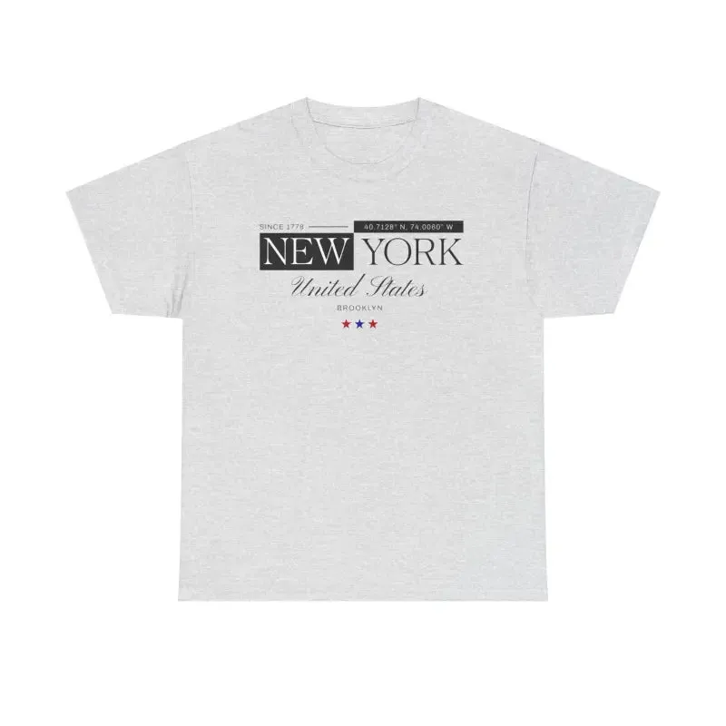 Brooklyn Heavy Cotton Tee for Casual Cool Vibes
