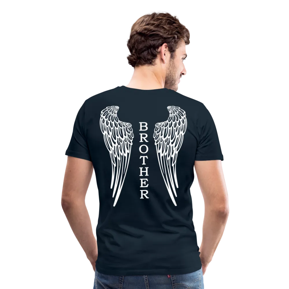 Brother Long Angel Wings Men's Premium T-Shirt