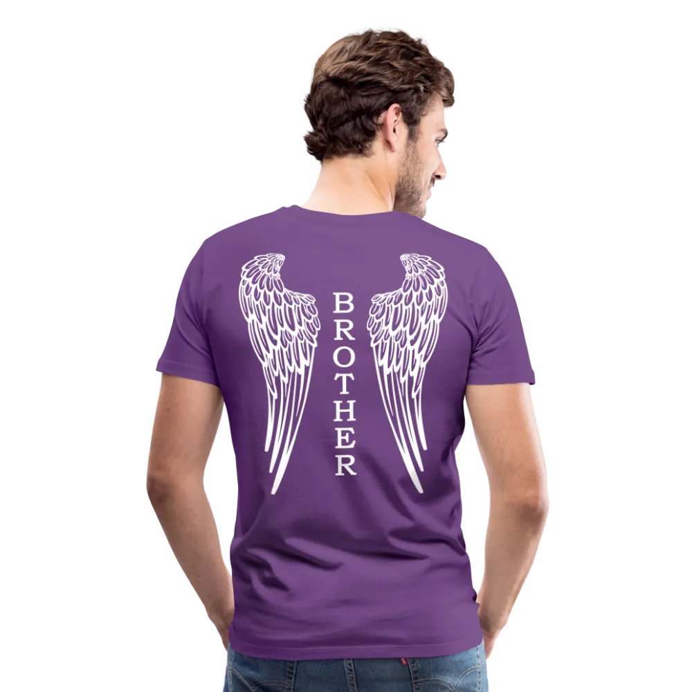 Brother Long Angel Wings Men's Premium T-Shirt