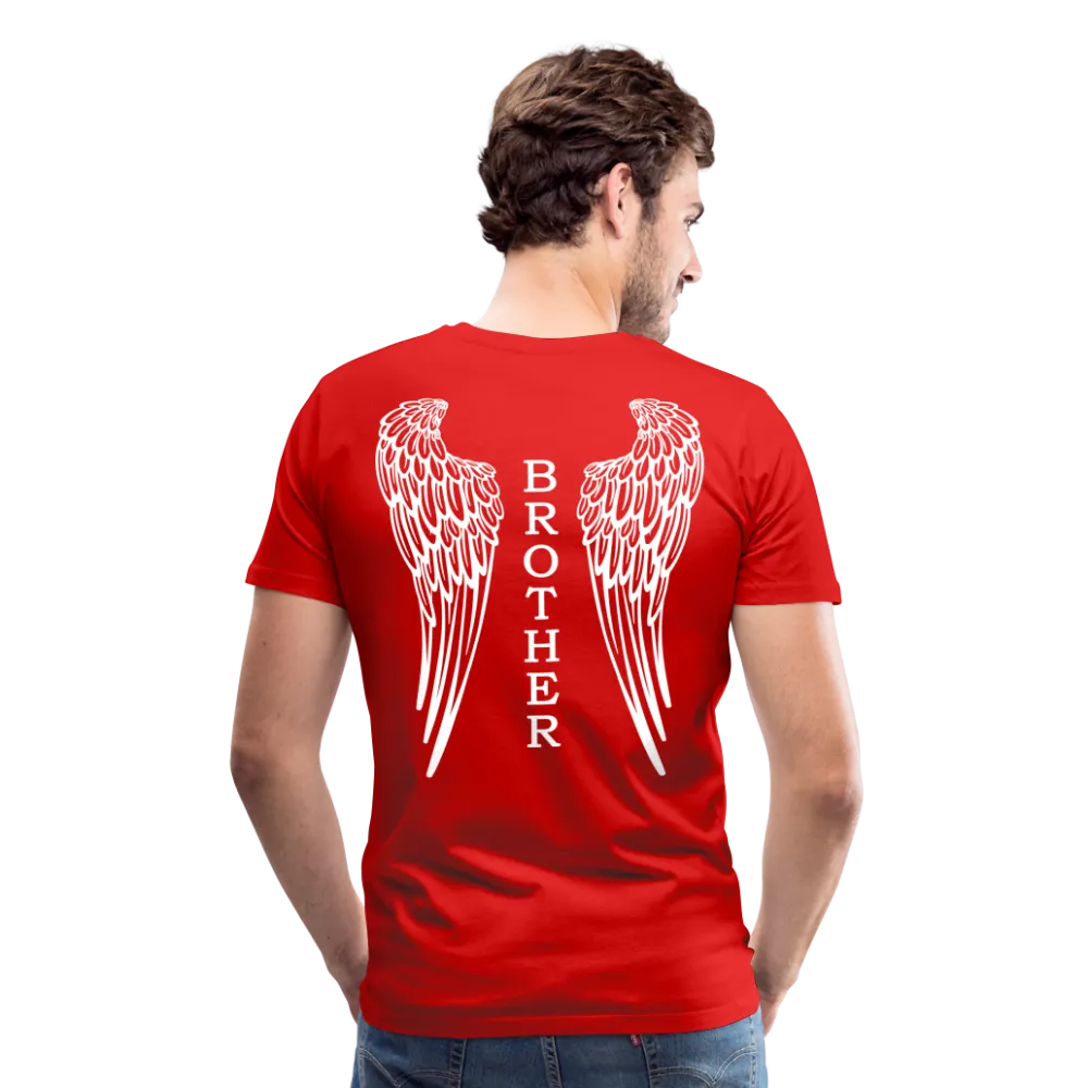 Brother Long Angel Wings Men's Premium T-Shirt