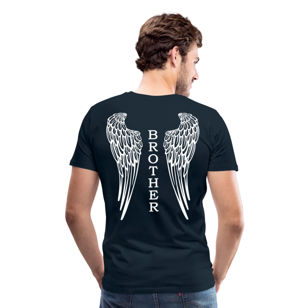 Brother Long Angel Wings Men's Premium T-Shirt