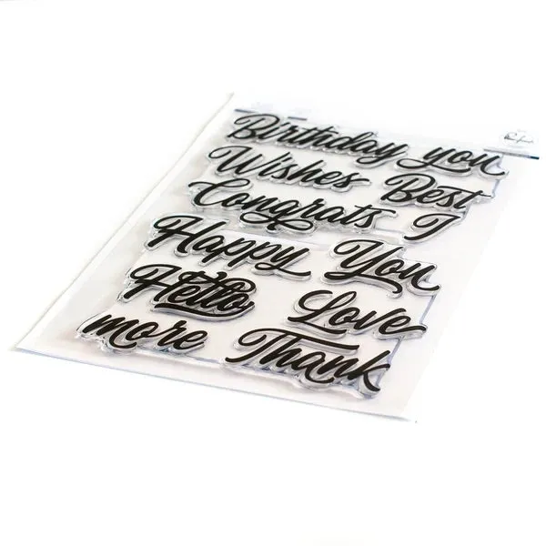 Brushed Sentiments Stamp