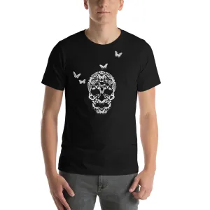 Butterfly Skull Face T-Shirt