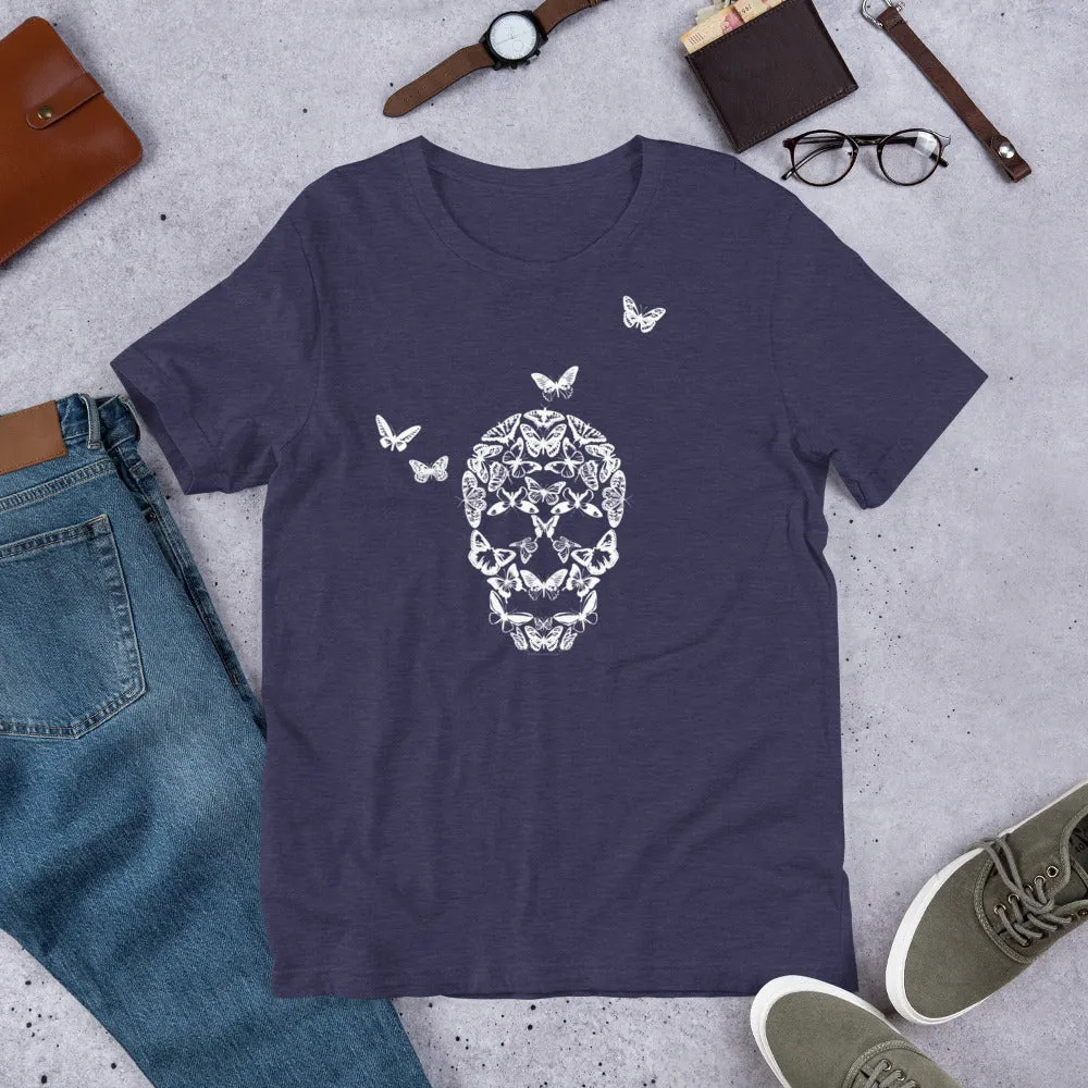 Butterfly Skull Face T-Shirt