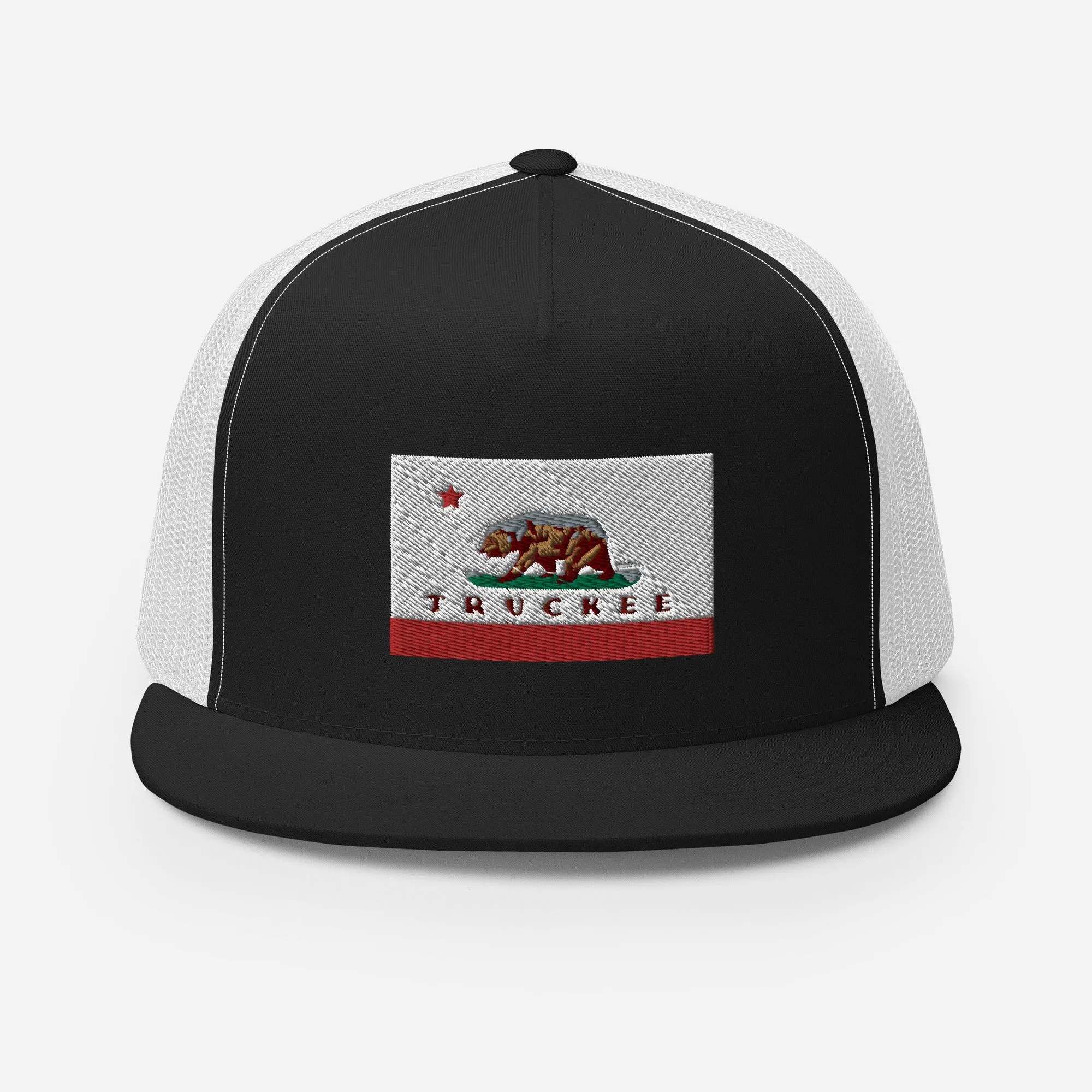 CA Flag Truckee Trucker Cap
