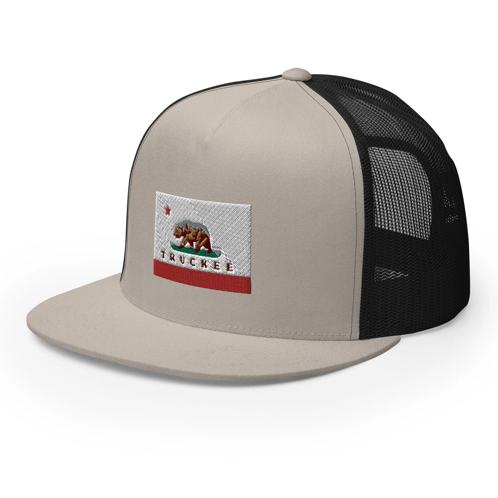 CA Flag Truckee Trucker Cap