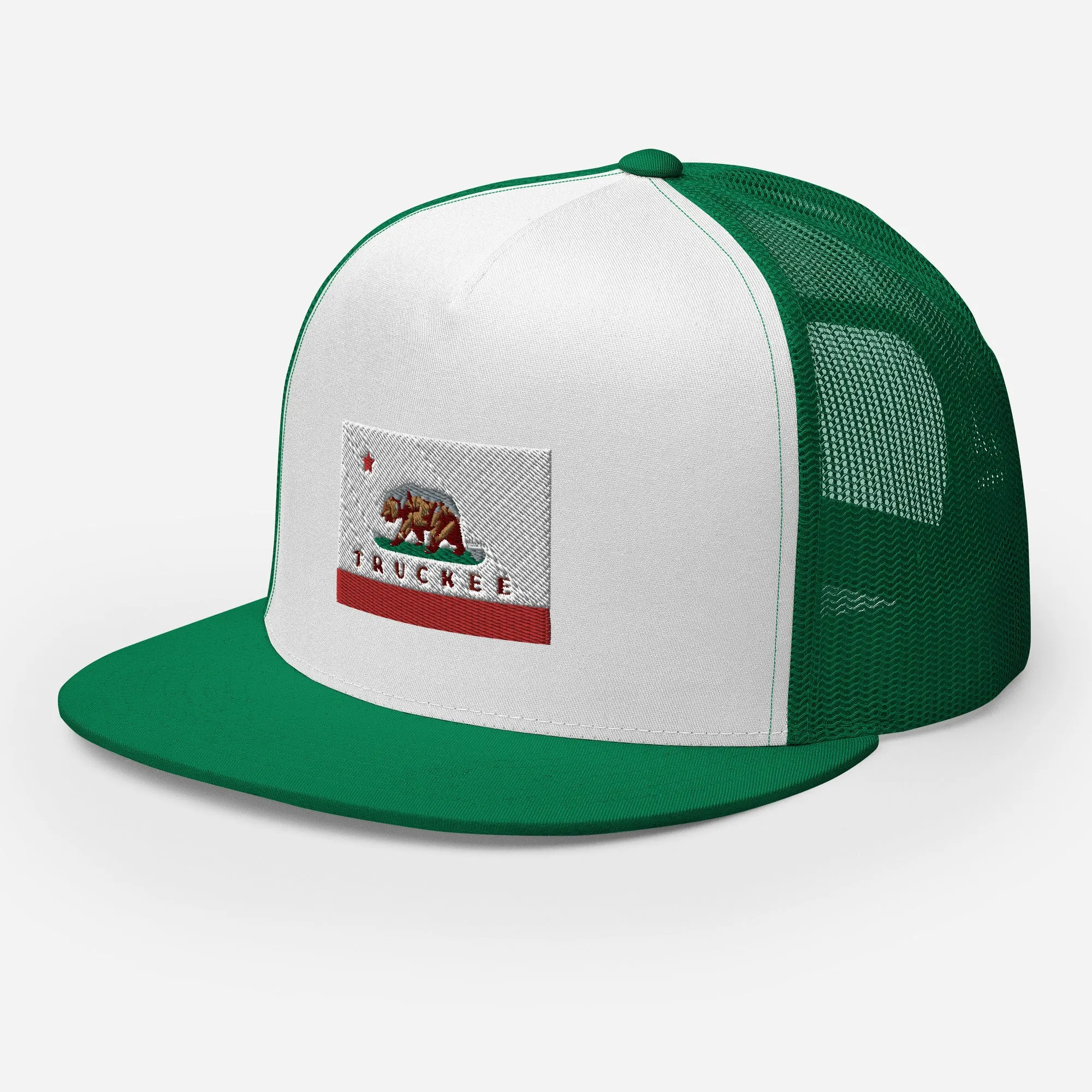 CA Flag Truckee Trucker Cap