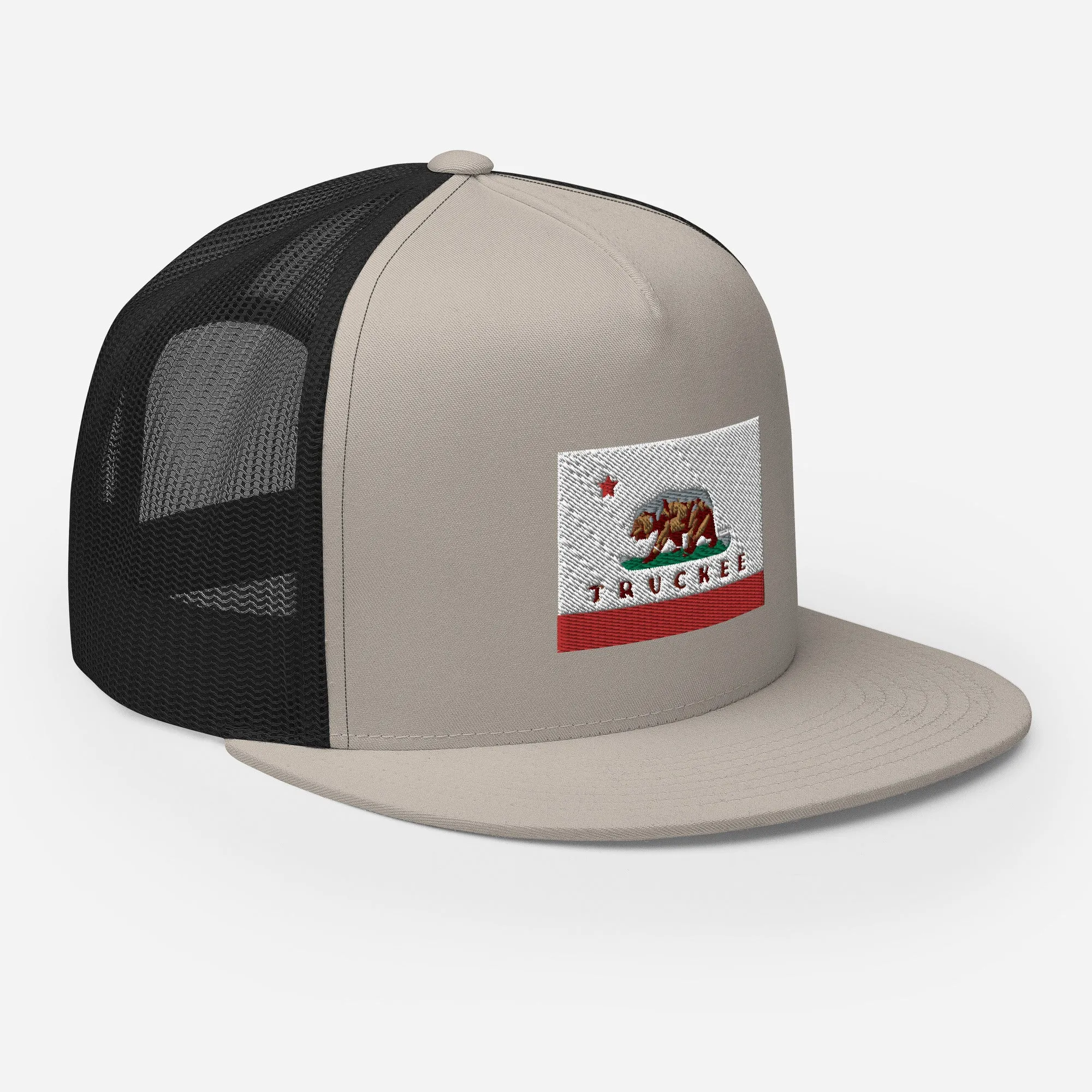 CA Flag Truckee Trucker Cap