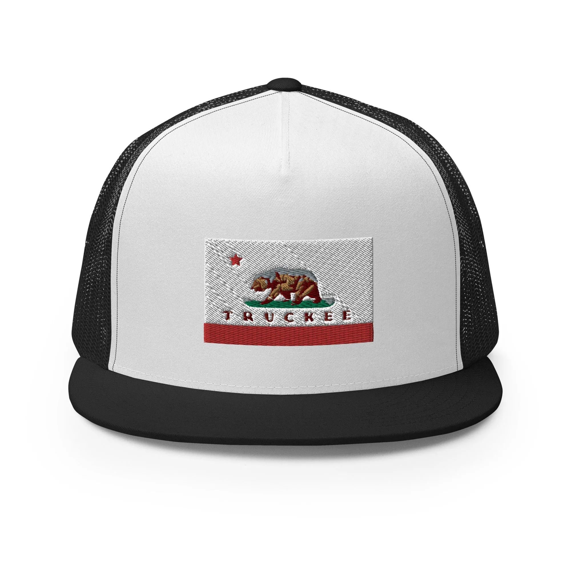 CA Flag Truckee Trucker Cap
