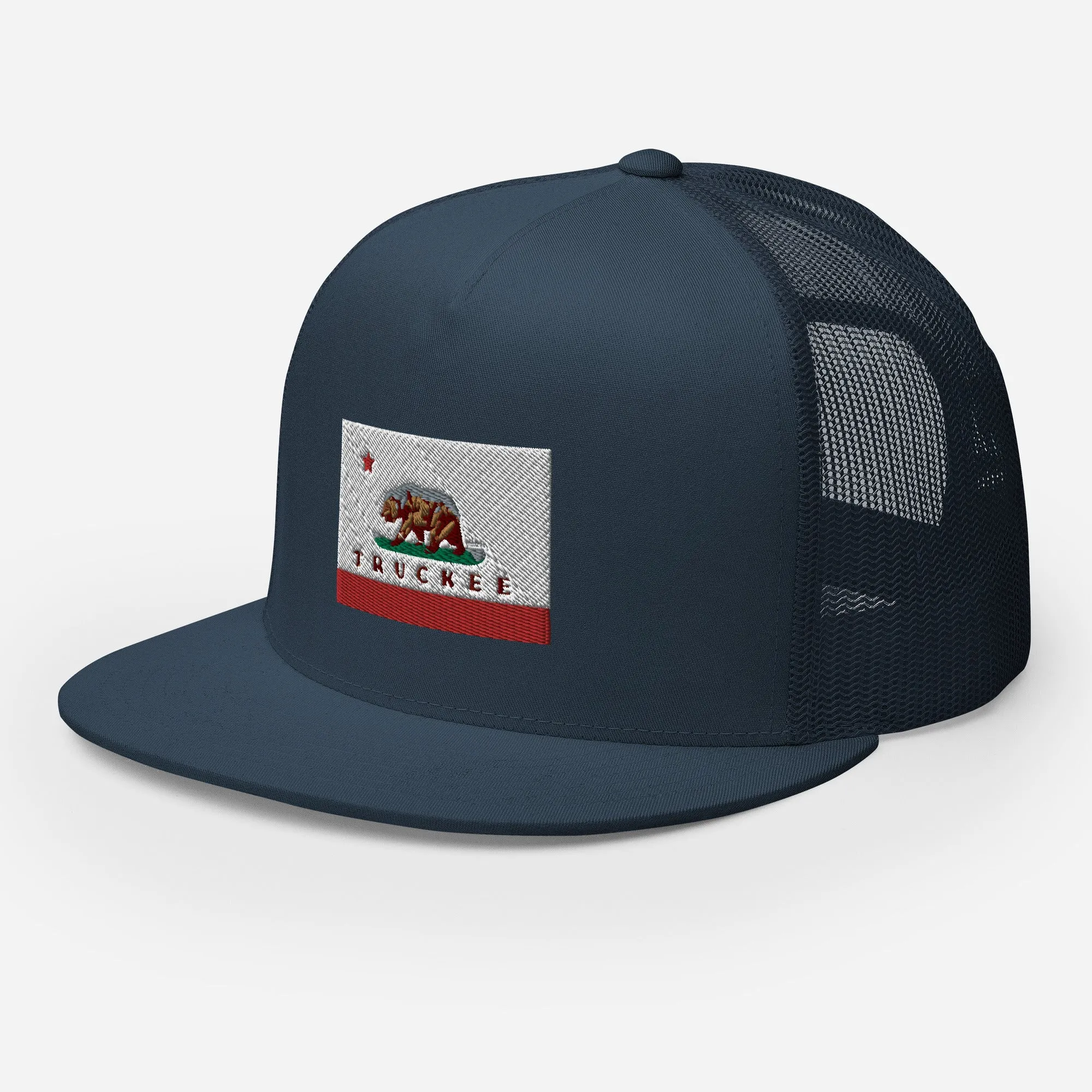 CA Flag Truckee Trucker Cap