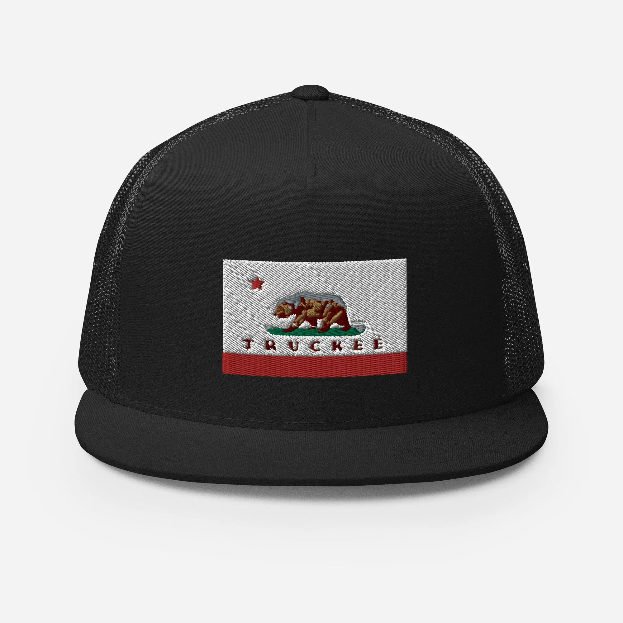 CA Flag Truckee Trucker Cap