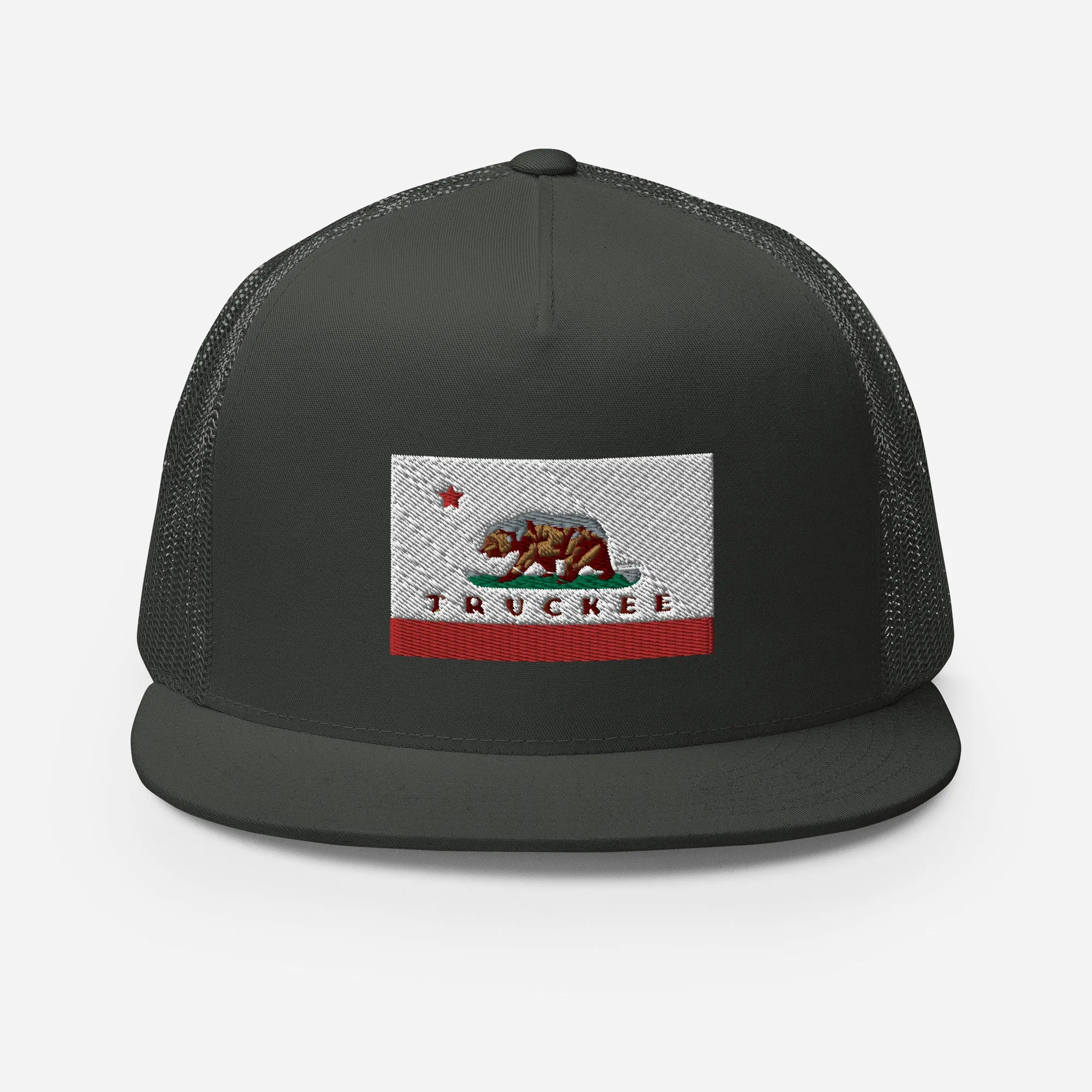 CA Flag Truckee Trucker Cap