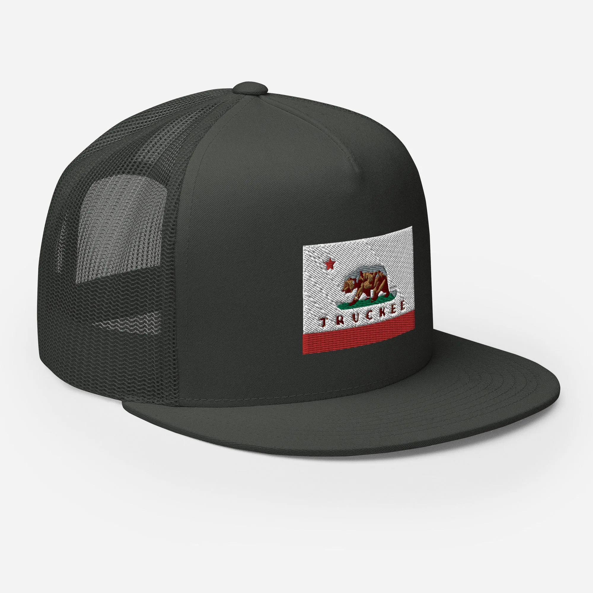 CA Flag Truckee Trucker Cap